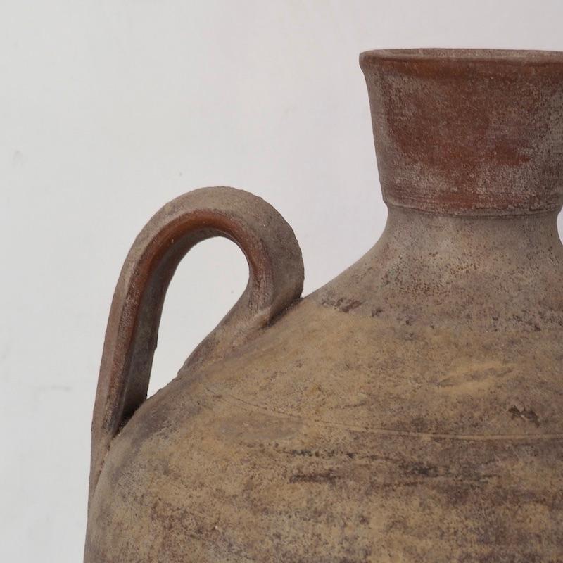 Late 19th Century Antique Bell Shaped Portuguese Terracotta Jug 3