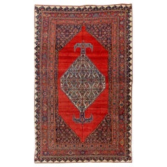 Late 19th Century Antique Bidjar Wool Rug