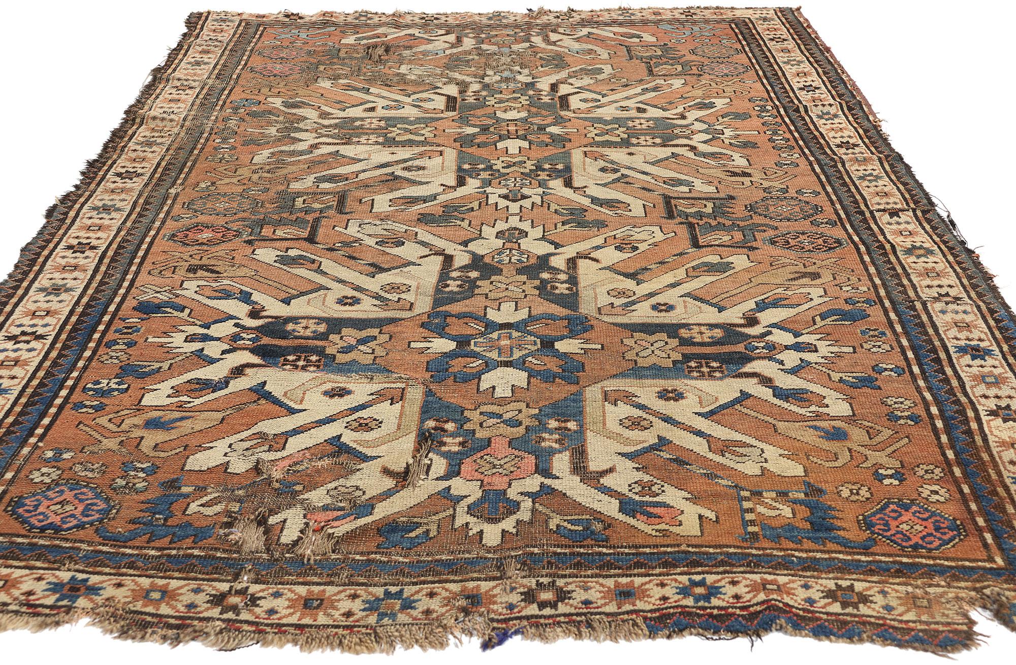 Kazakh Fin du 19e siècle Tapis ancien du Caucase Chelaberd Karabagh en vente