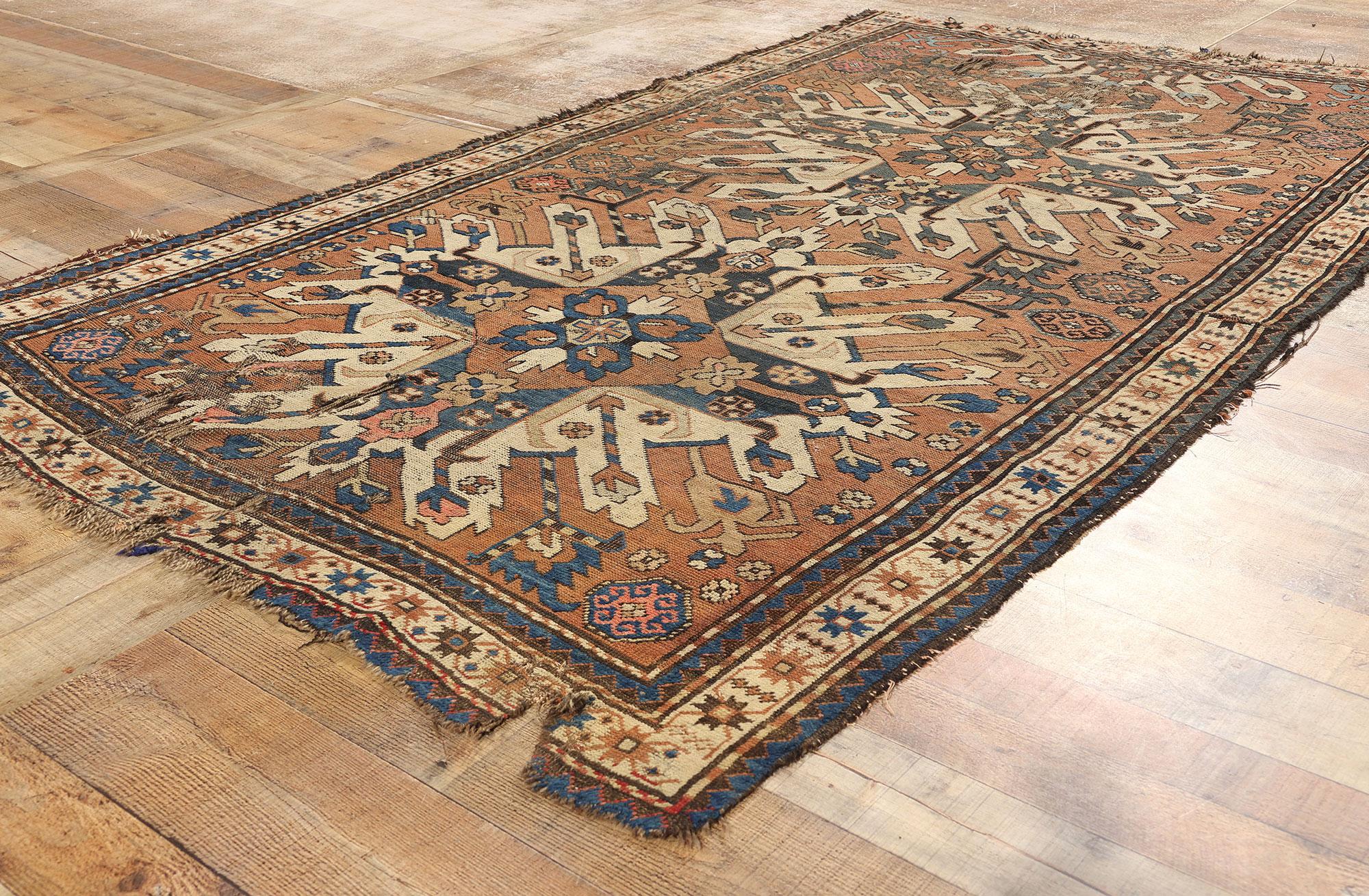 XIXe siècle Fin du 19e siècle Tapis ancien du Caucase Chelaberd Karabagh en vente