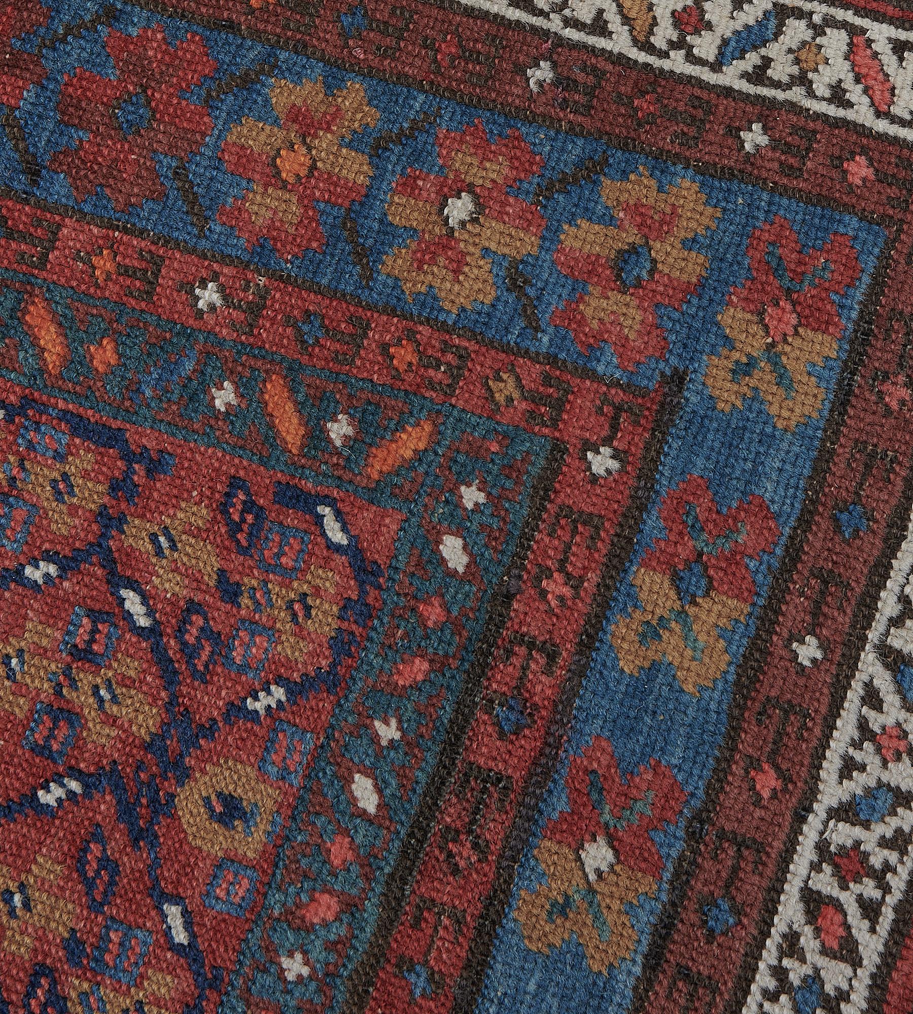 Late 19th Century Antique Caucasian Runner In Good Condition For Sale In West Hollywood, CA