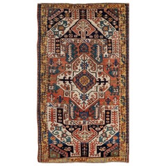 Late 19th Century Antique Caucasian Wool Rug