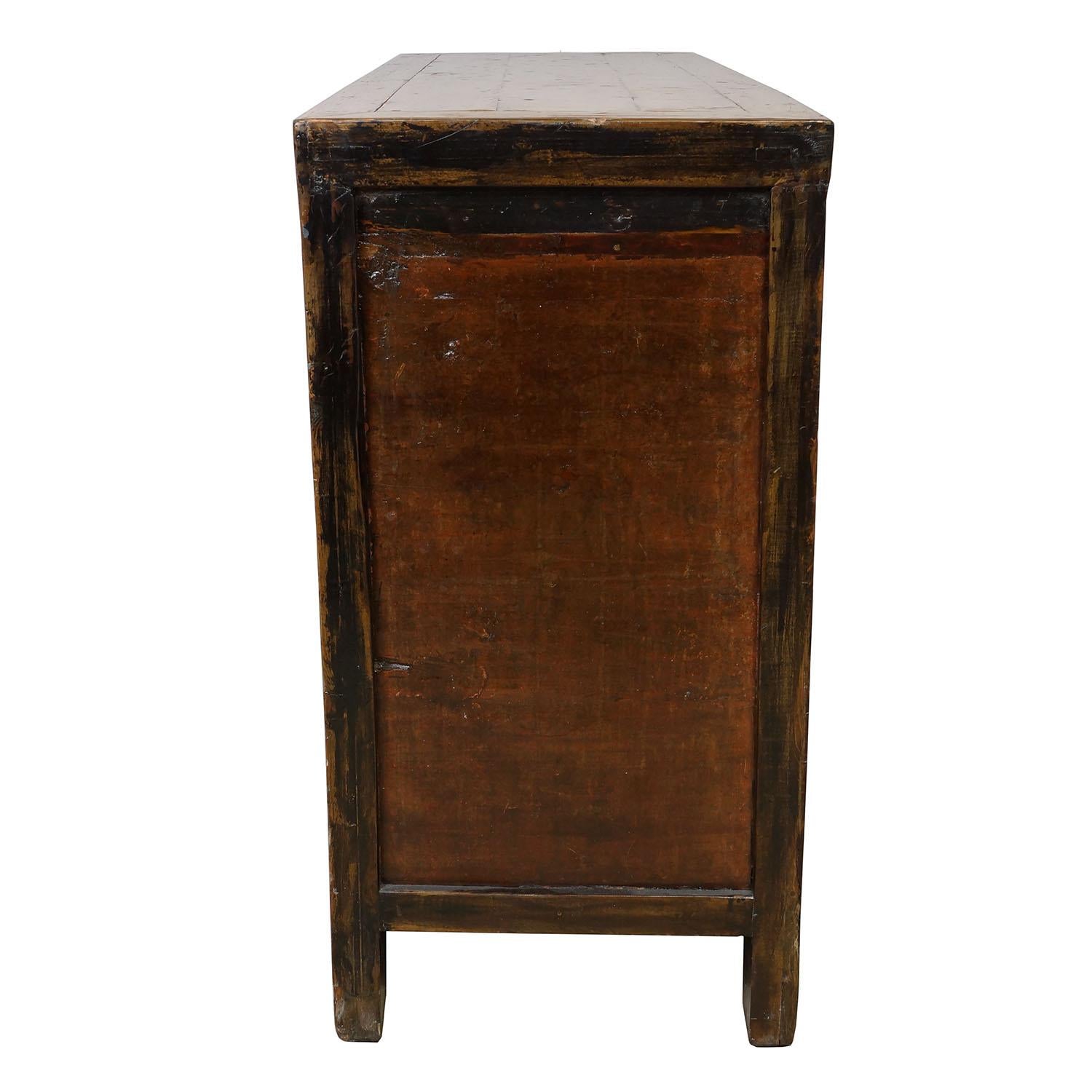 Late 19th Century Antique Chinese Mongolia Cabinet/Buffet Table, Sideboard For Sale 4