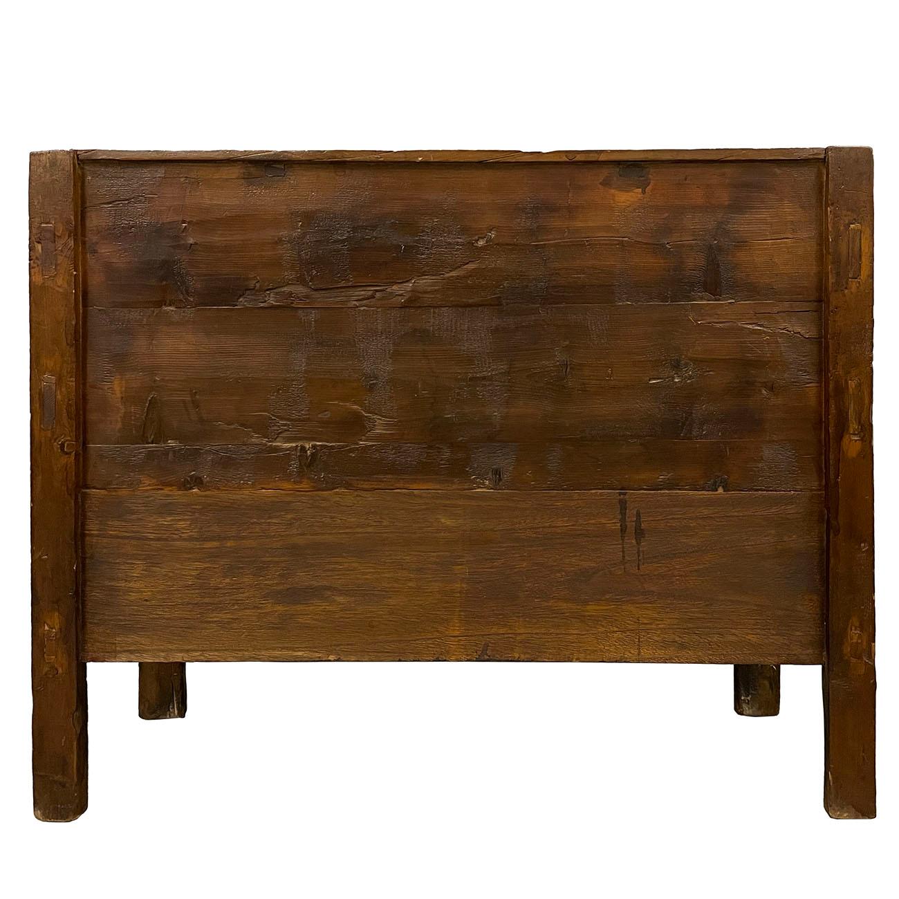 Late 19th Century Antique Chinese Mongolia Cabinet/Buffet Table, Sideboard For Sale 4