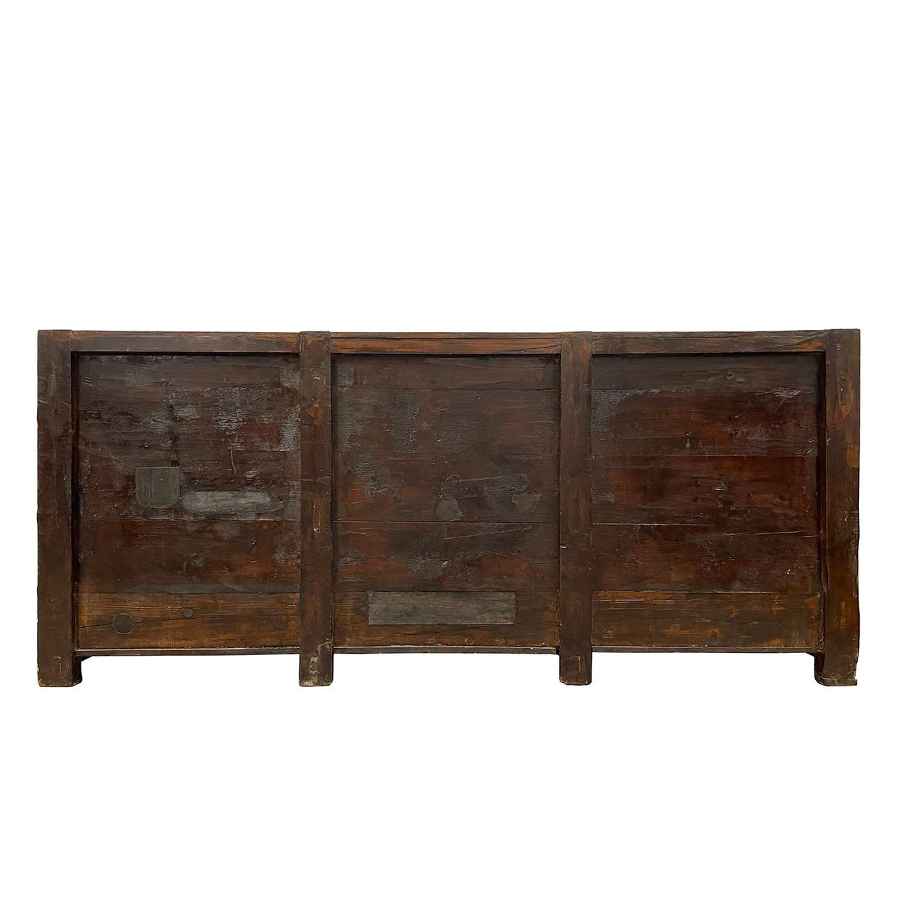 Late 19th Century Antique Chinese Mongolia Credenza, Sideboard, Buffet Table 8