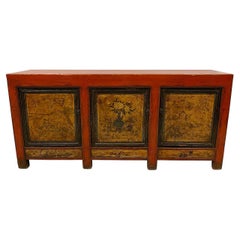 Late 19th Century Antique Chinese Mongolia Credenza, Sideboard, Buffet Table