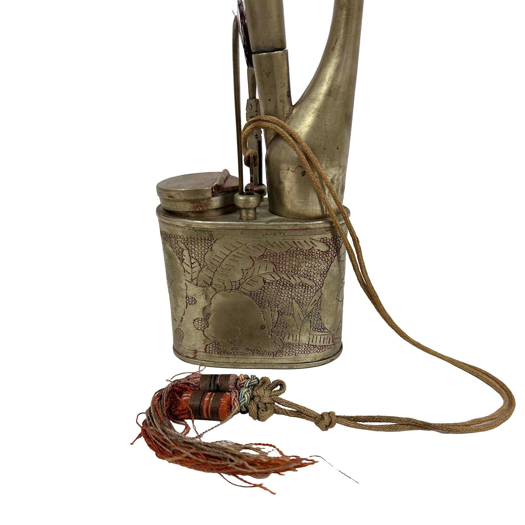 Chinese Export Late 19th Century Antique Chinese Water Pipe For Sale
