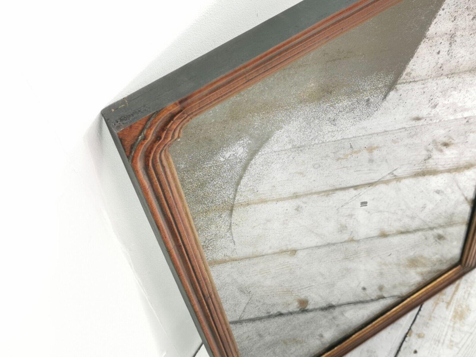 Late 19th Century Antique Distressed Rectangular Wall Mirror 3