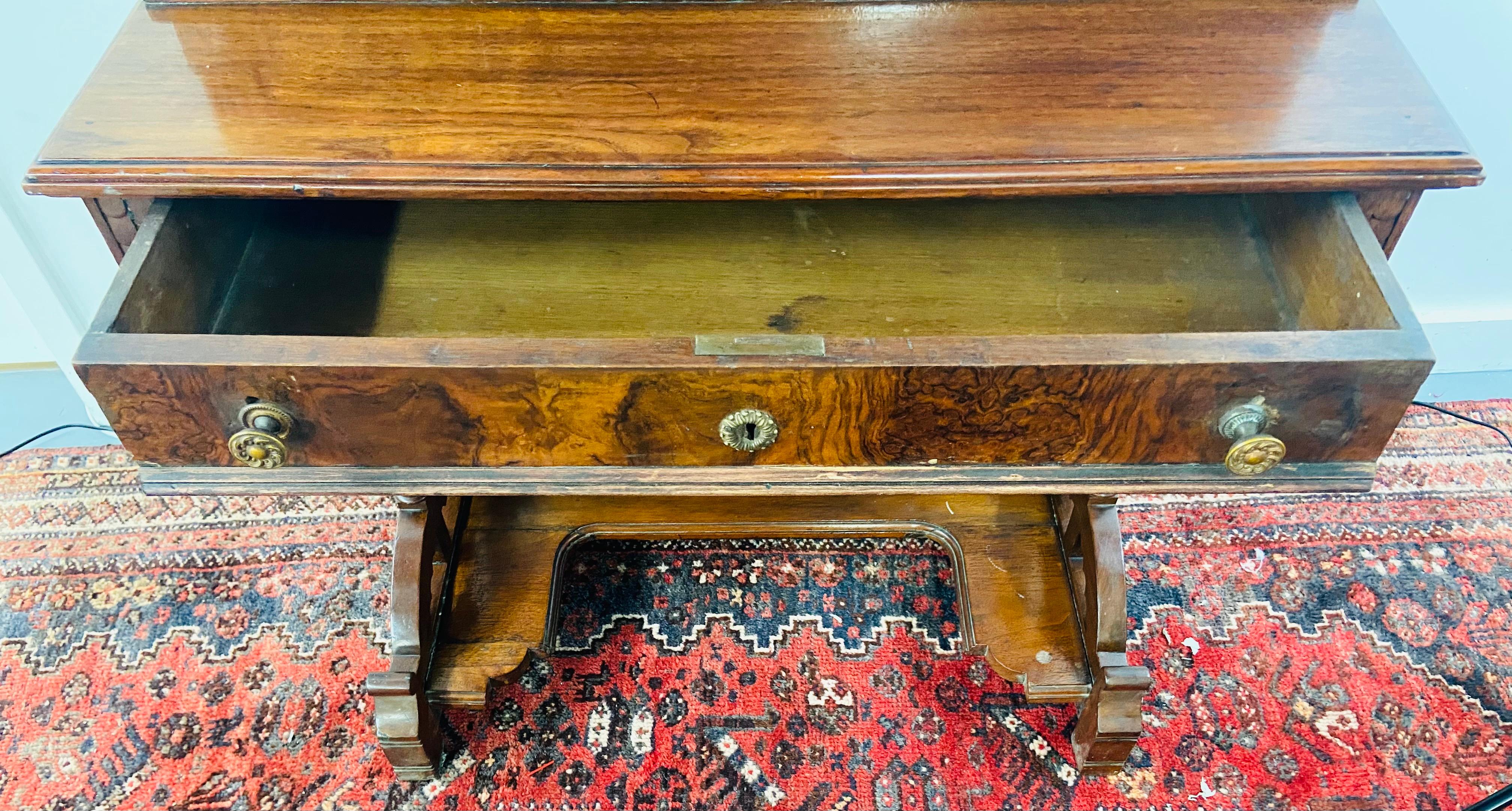 Late 19th Century Antique English Mahogany Secretary Desk 13