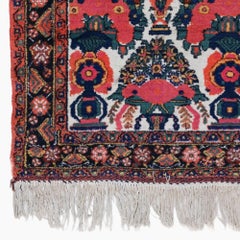 Late 19th Century Antique Floral Design Hand Woven Wool Rug