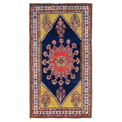 Late 19th Century Antique Floral Design Hand Woven Wool Rug
