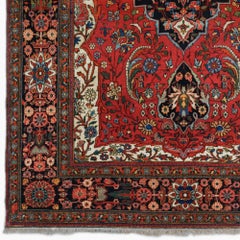 Late 19th Century Antique Floral Design Rug
