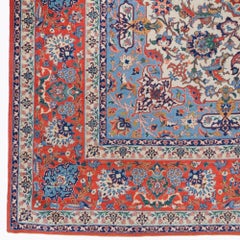 Late 19th Century Antique Floral Design Rug