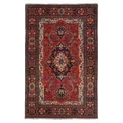 Late 19th Century Antique Floral Design Rug