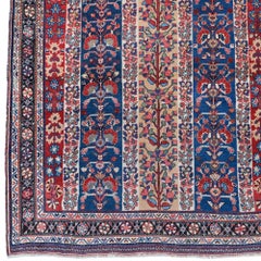 Late 19th century Antique Floral Design Rug, Hand Knotted Wool Rug