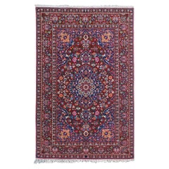 Late 19th Century Antique Floral Design Wool Rug