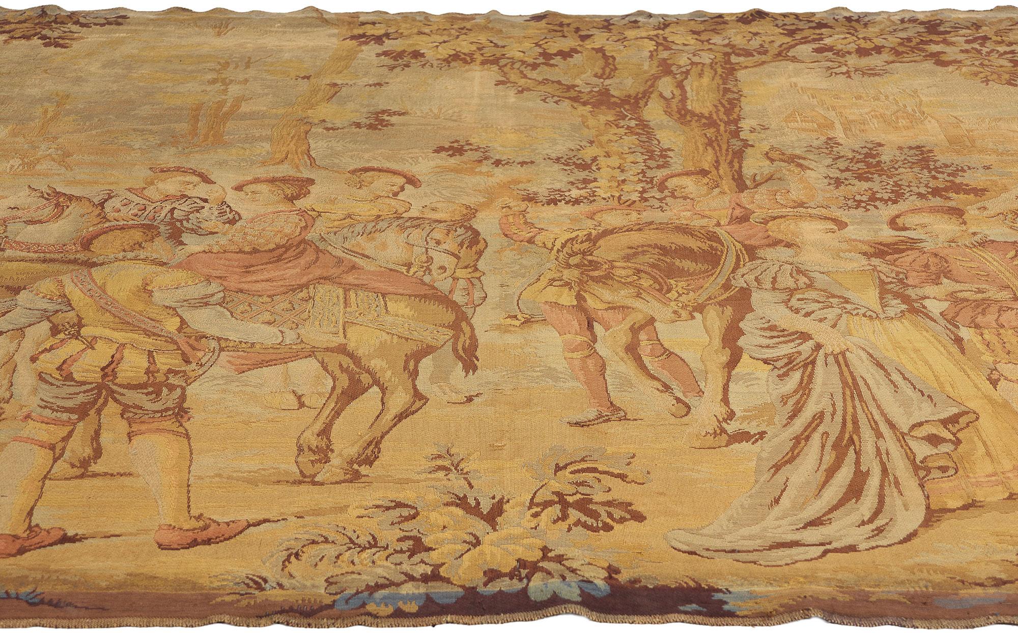 french rococo painter and tapestry