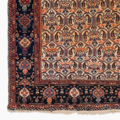 Late 19th Century Antique Garden Design Wool Rug