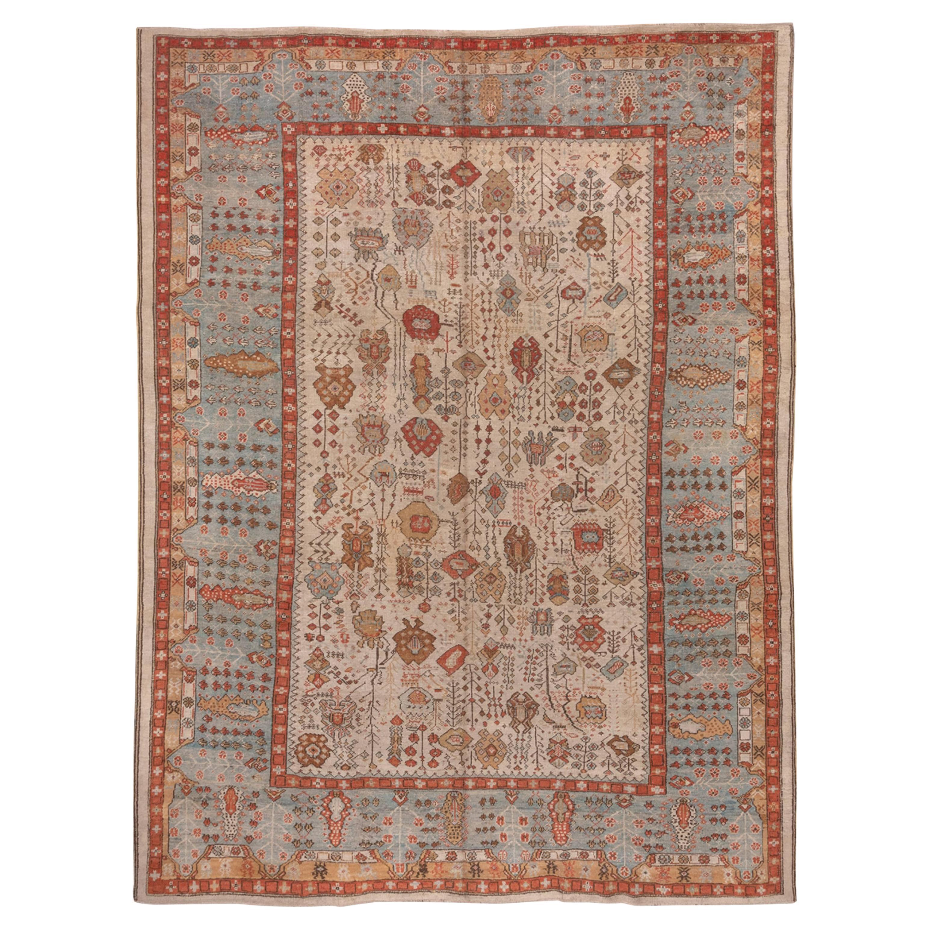 Late 19th Century Antique Ghiordes Carpet, circa 1880s For Sale