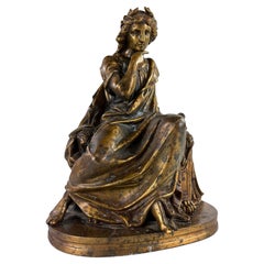 Late 19th century antique grand tour French classical bronze