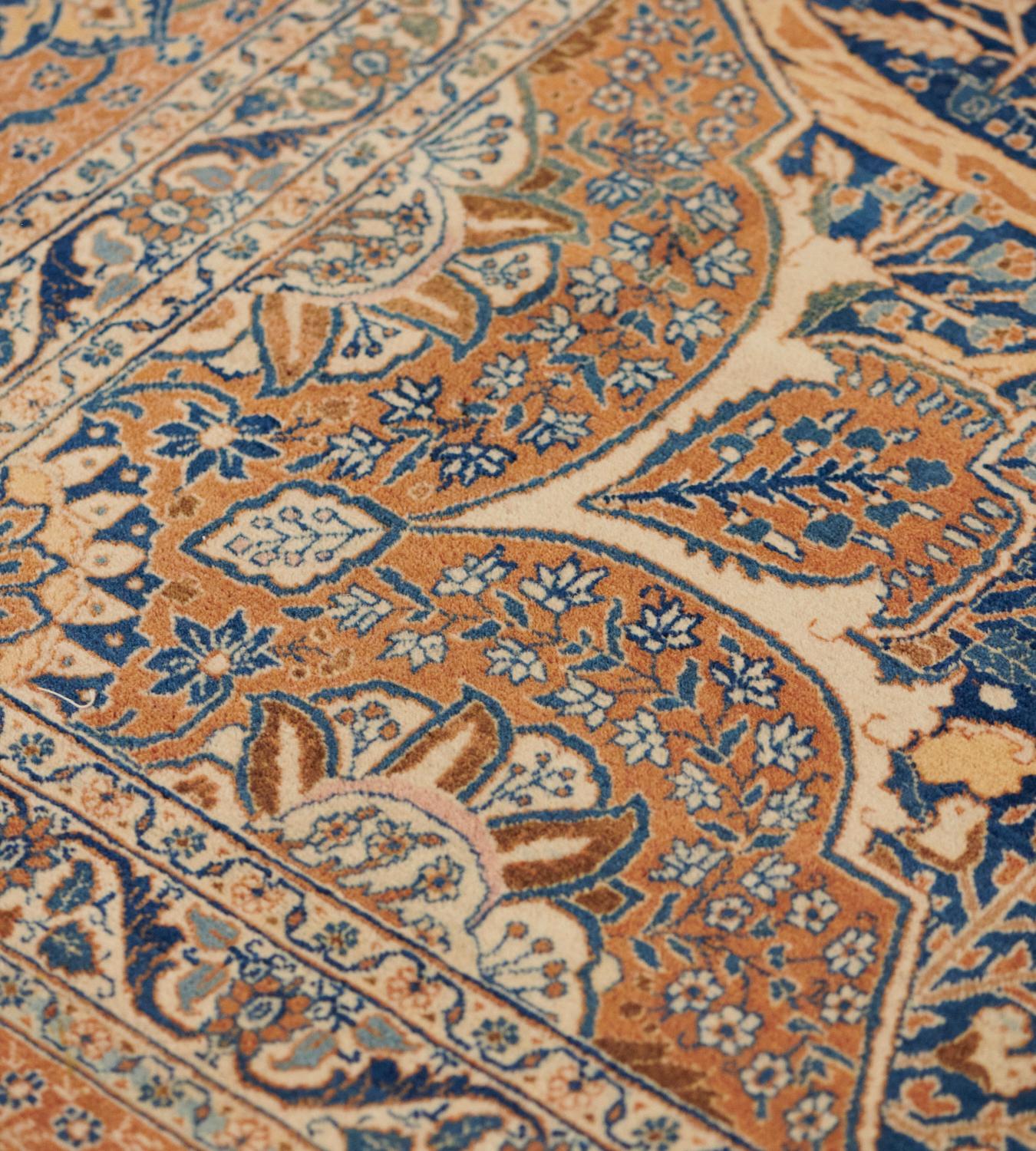 Hand-Woven Late 19th Century Antique Hadji Jallili Persian Rug For Sale