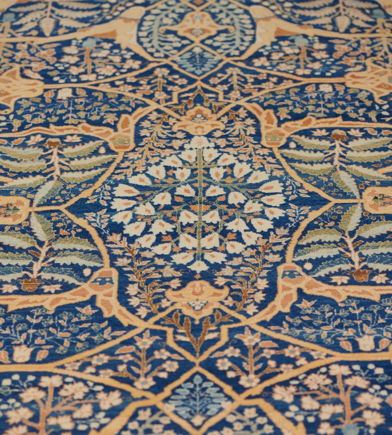 Late 19th Century Antique Hadji Jallili Persian Rug For Sale 2