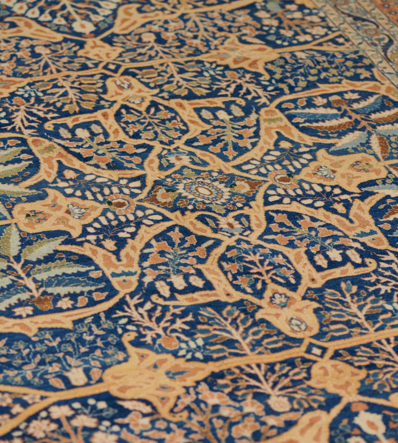Late 19th Century Antique Hadji Jallili Persian Rug For Sale 3