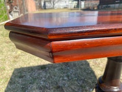 Late 19th century antique hand carved Rosewood side table