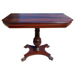 Late 19th century Antique hand carved Rosewood side table