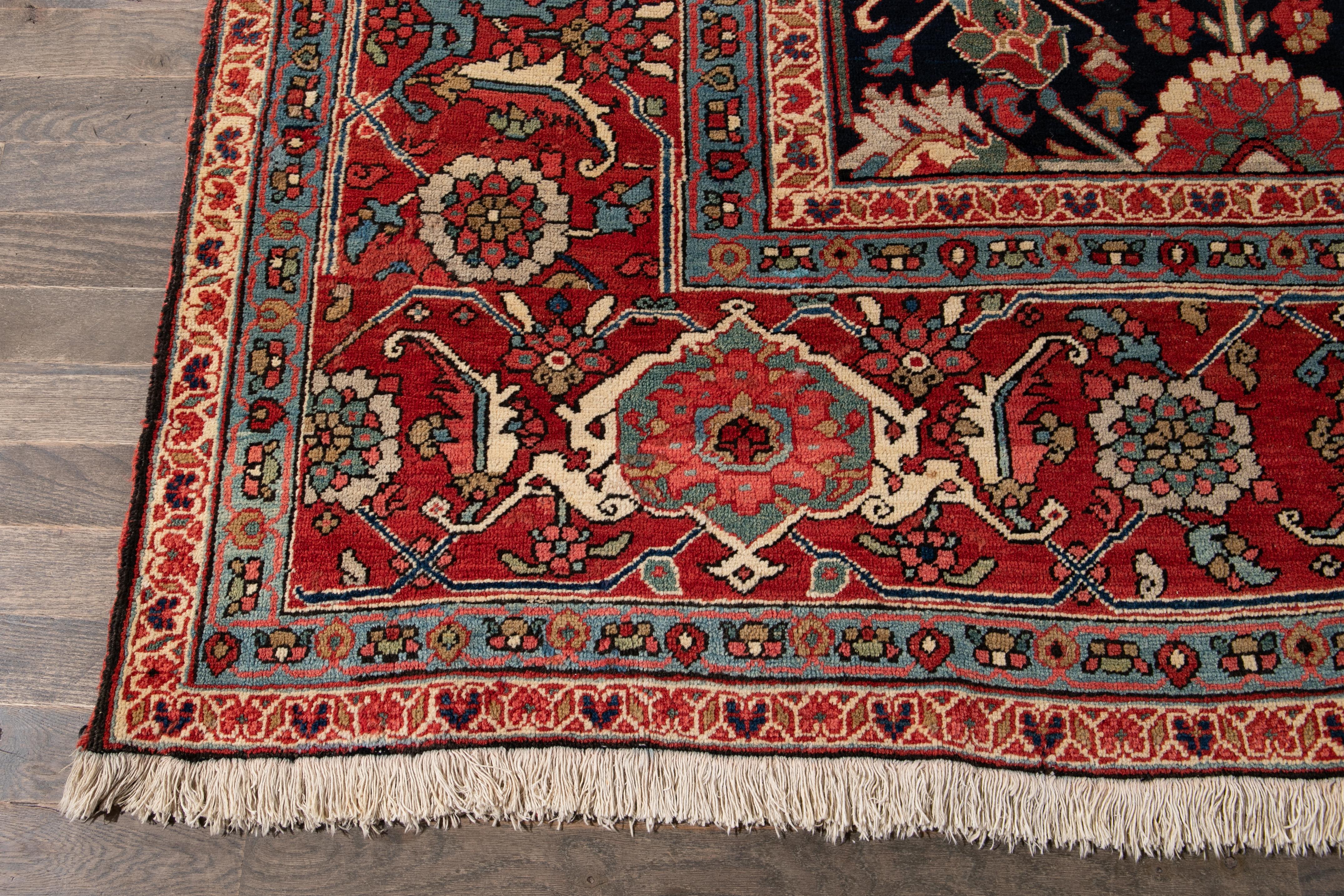Antiker Heriz-Wollteppich in Übergröße aus dem späten 19 im Angebot 7
