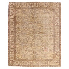 Antiker indischer Agra-Teppich des späten 19. Jahrhunderts mit traditionellem Stil