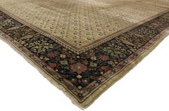 Antiker indischer Agra-Teppich des späten 19. Jahrhunderts mit Art-Déco-Stil