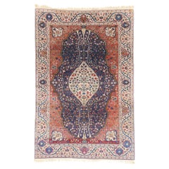 Late 19th Century Antique Indian Agra Rug with Traditional Style