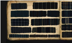 Late 19th Century Antique Japanese Textile Sample Book 'Shima Cho'