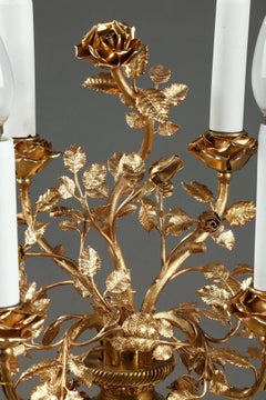 Late 19th Century Antique Lamps in Famille Rose Chinese Porcelain Taste