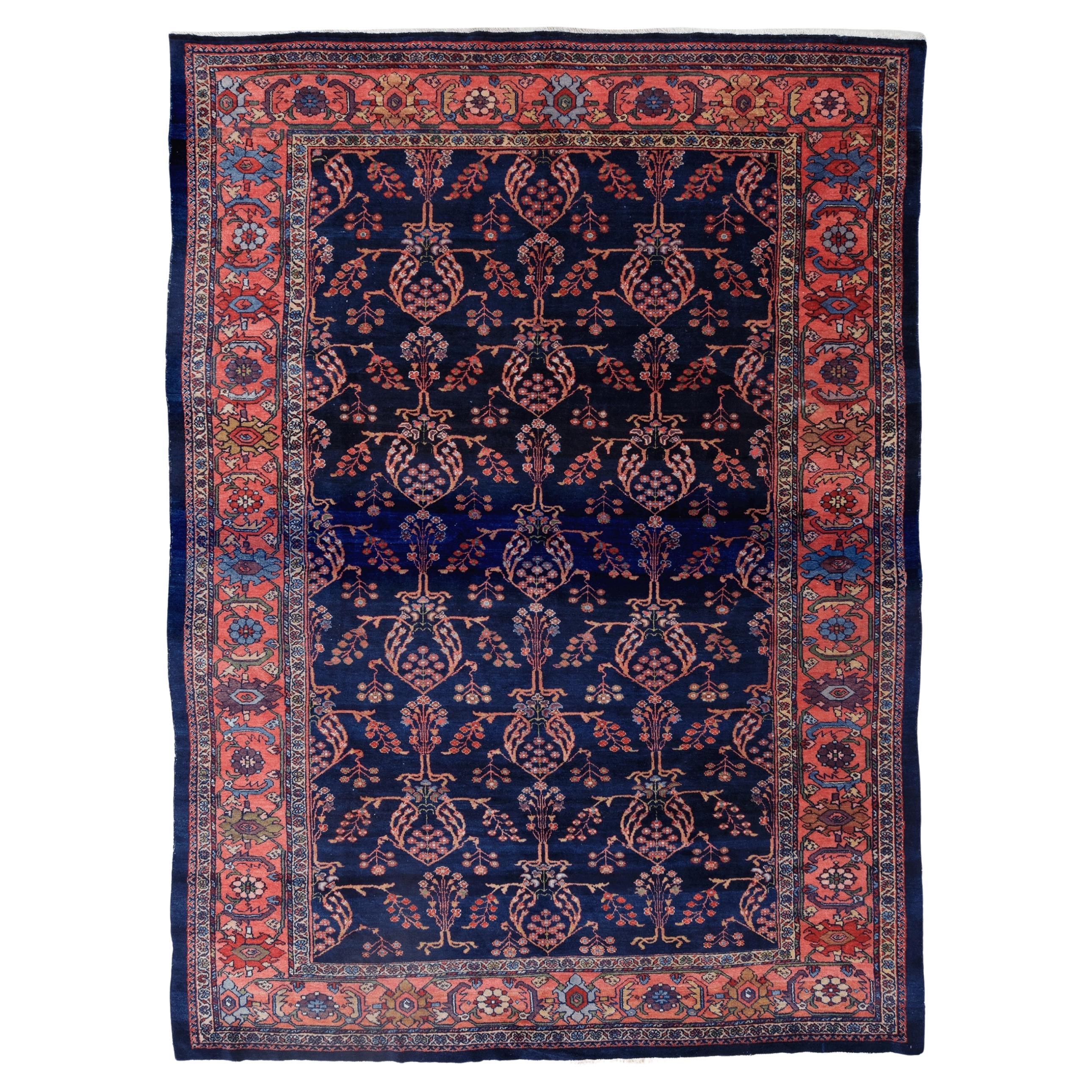 Late 19th century Antique Mahal Carpet