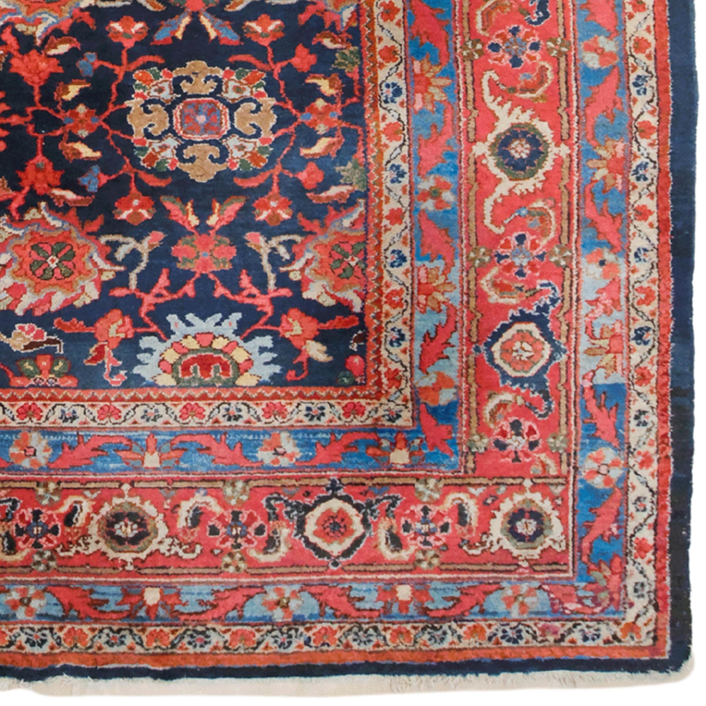 Fin du 19e siècle, tapis antique de Malayer Bon état - En vente à Sultanahmet, 34