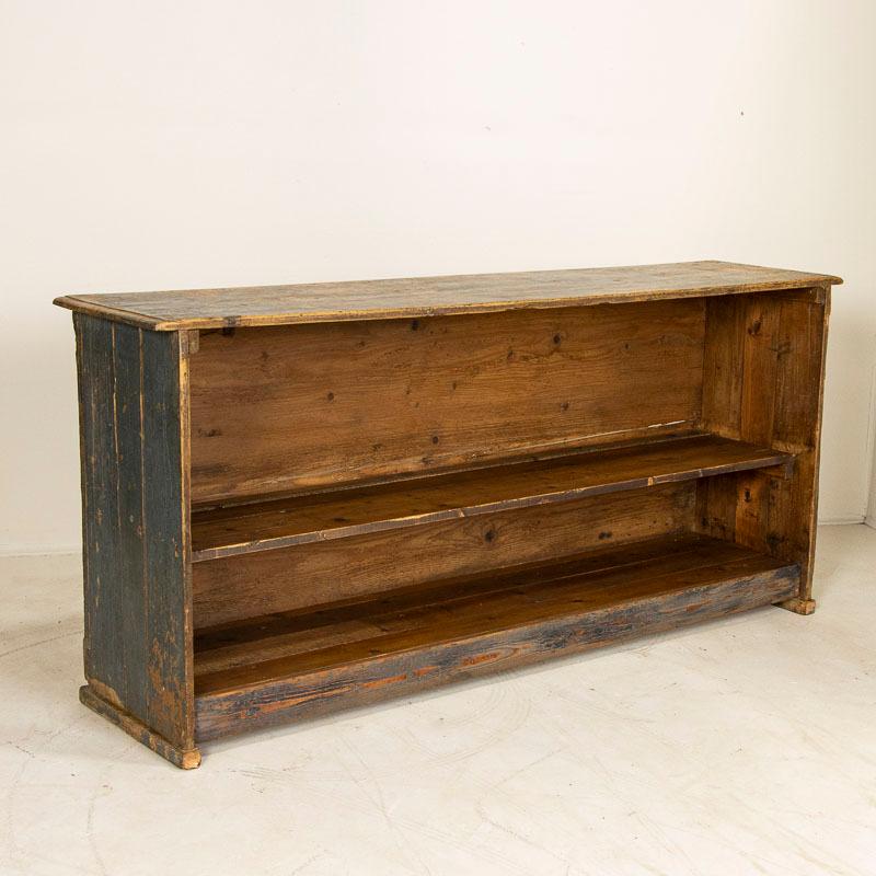 Late 19th Century Antique Narrow Store Counter Sideboard Kitchen Island