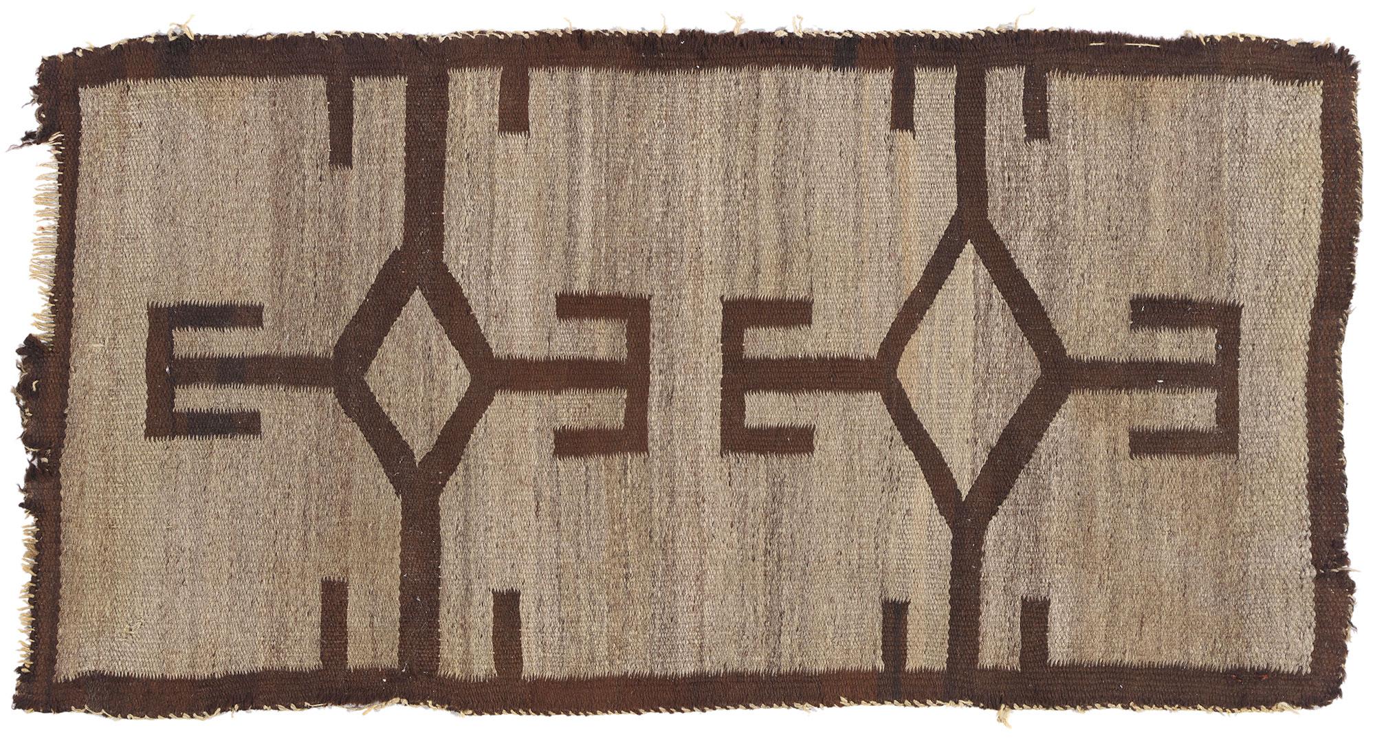 Antique 19th Century Southwestern Double Saddle Blanket Kilim  Circa 1880s For Sale 4