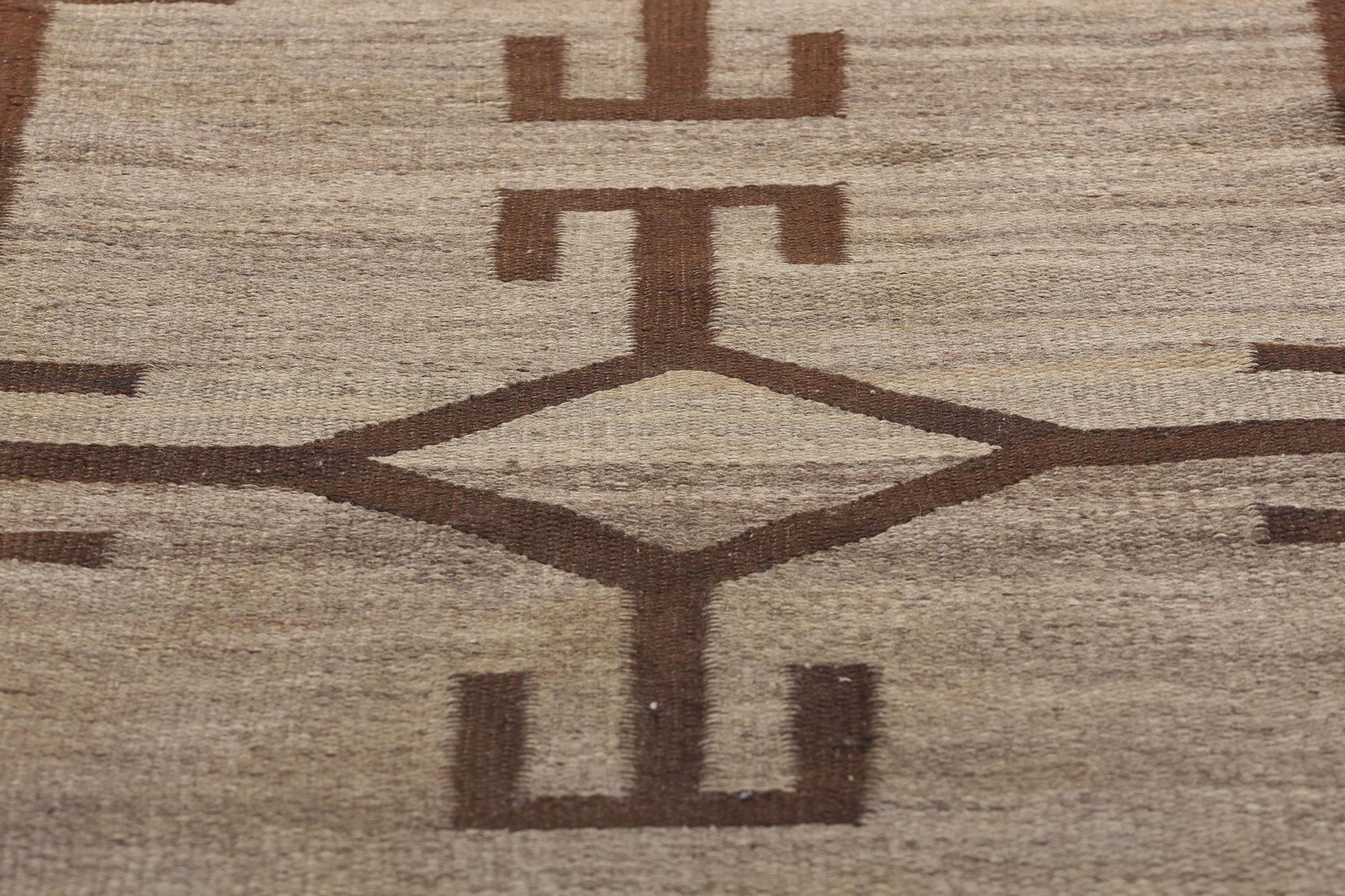 Hand-Woven Antique 19th Century Southwestern Double Saddle Blanket Kilim  Circa 1880s For Sale