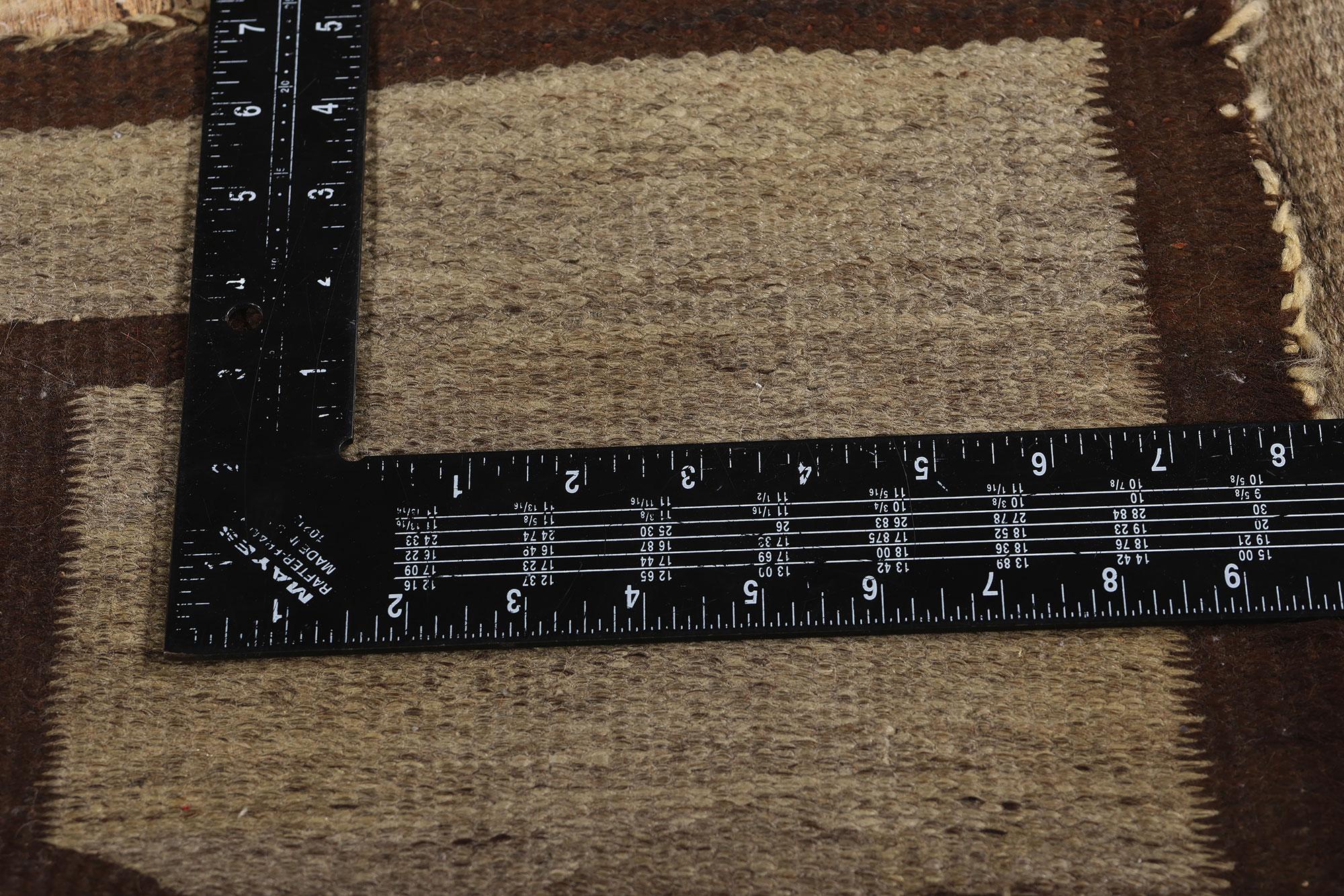 Antique 19th Century Southwestern Double Saddle Blanket Kilim  Circa 1880s In Good Condition For Sale In Dallas, TX