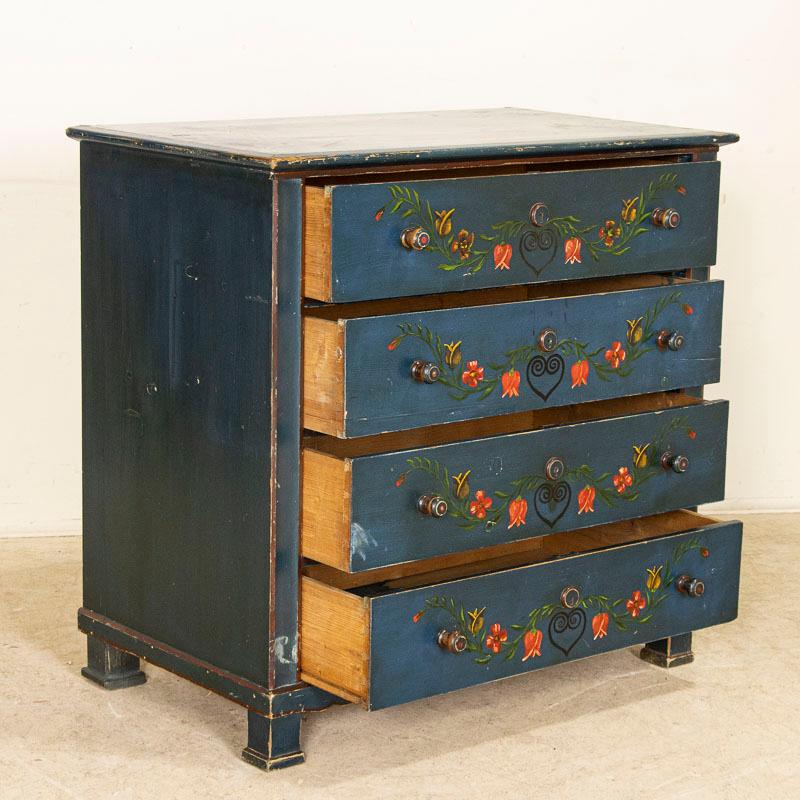 antique blue dresser