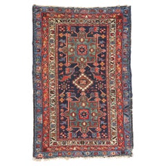 Late 19th Century Antique Persian Karaja Heriz Rug with Modern Style