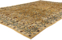 Late 19th Century Antique Persian Kerman Carpet with Traditional Style