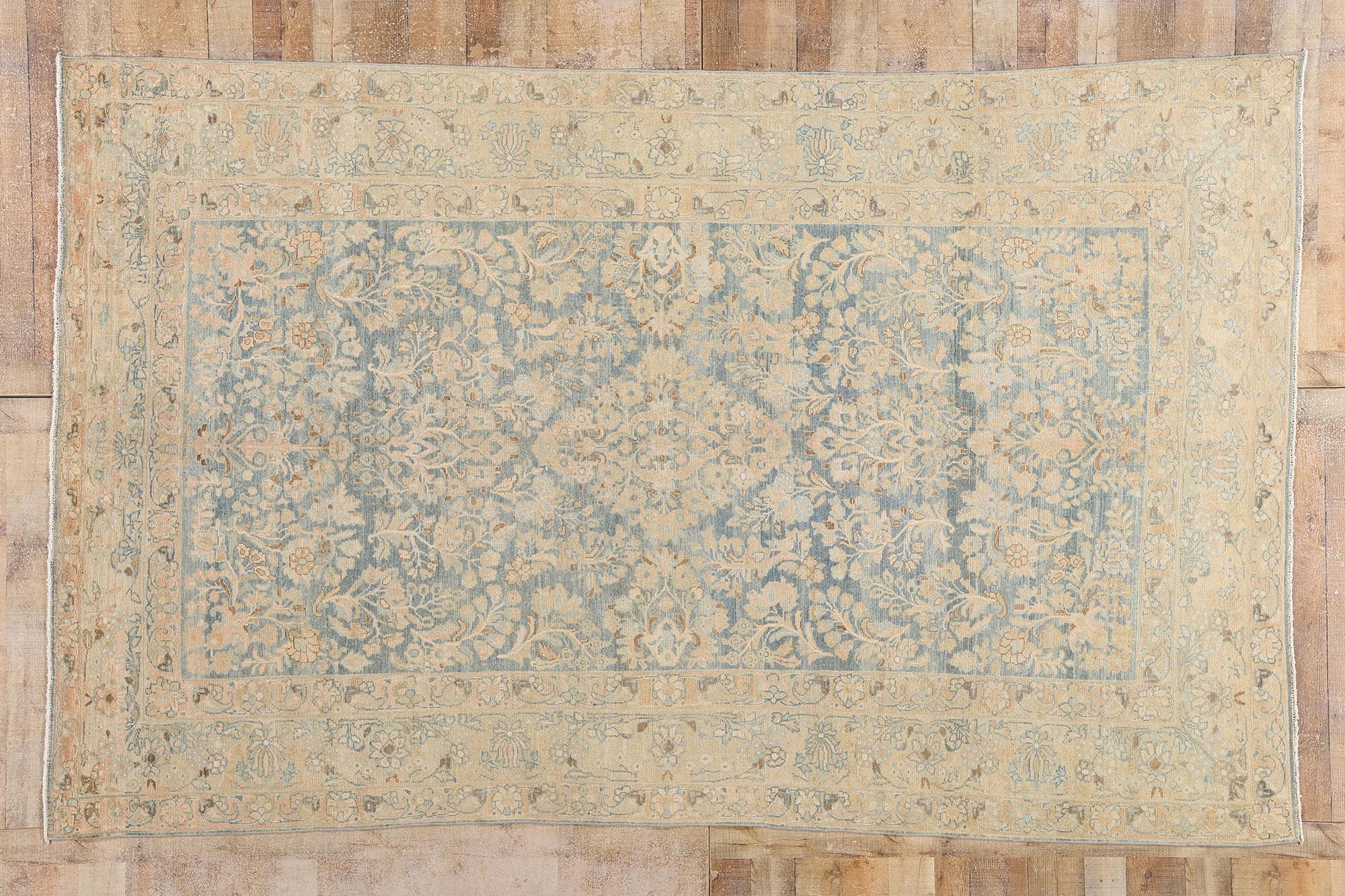 Antiker persischer Malayer-Teppich des späten 19. Jahrhunderts mit modernem Stil im Angebot 4