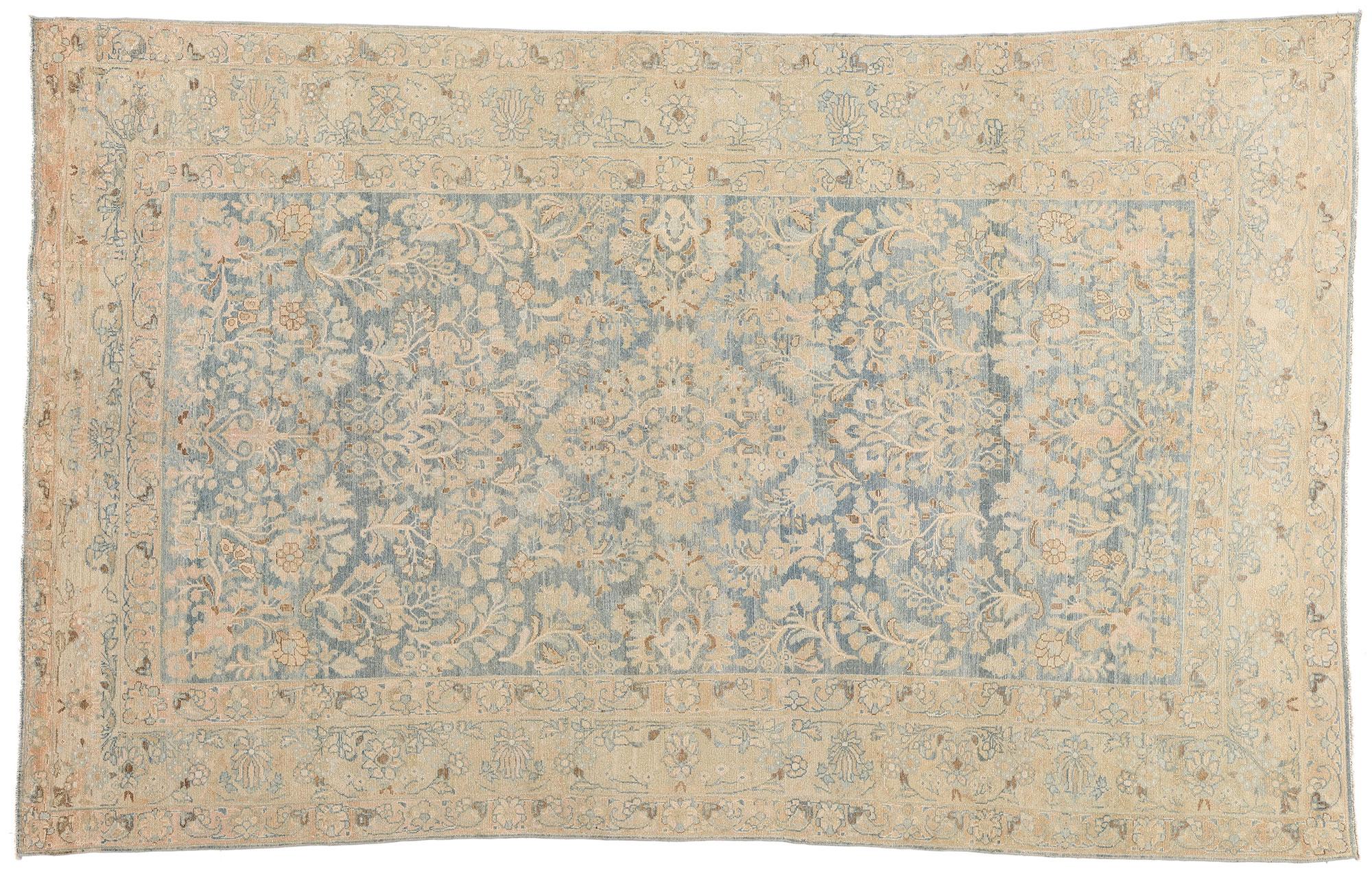 Antiker persischer Malayer-Teppich des späten 19. Jahrhunderts mit modernem Stil im Angebot 5