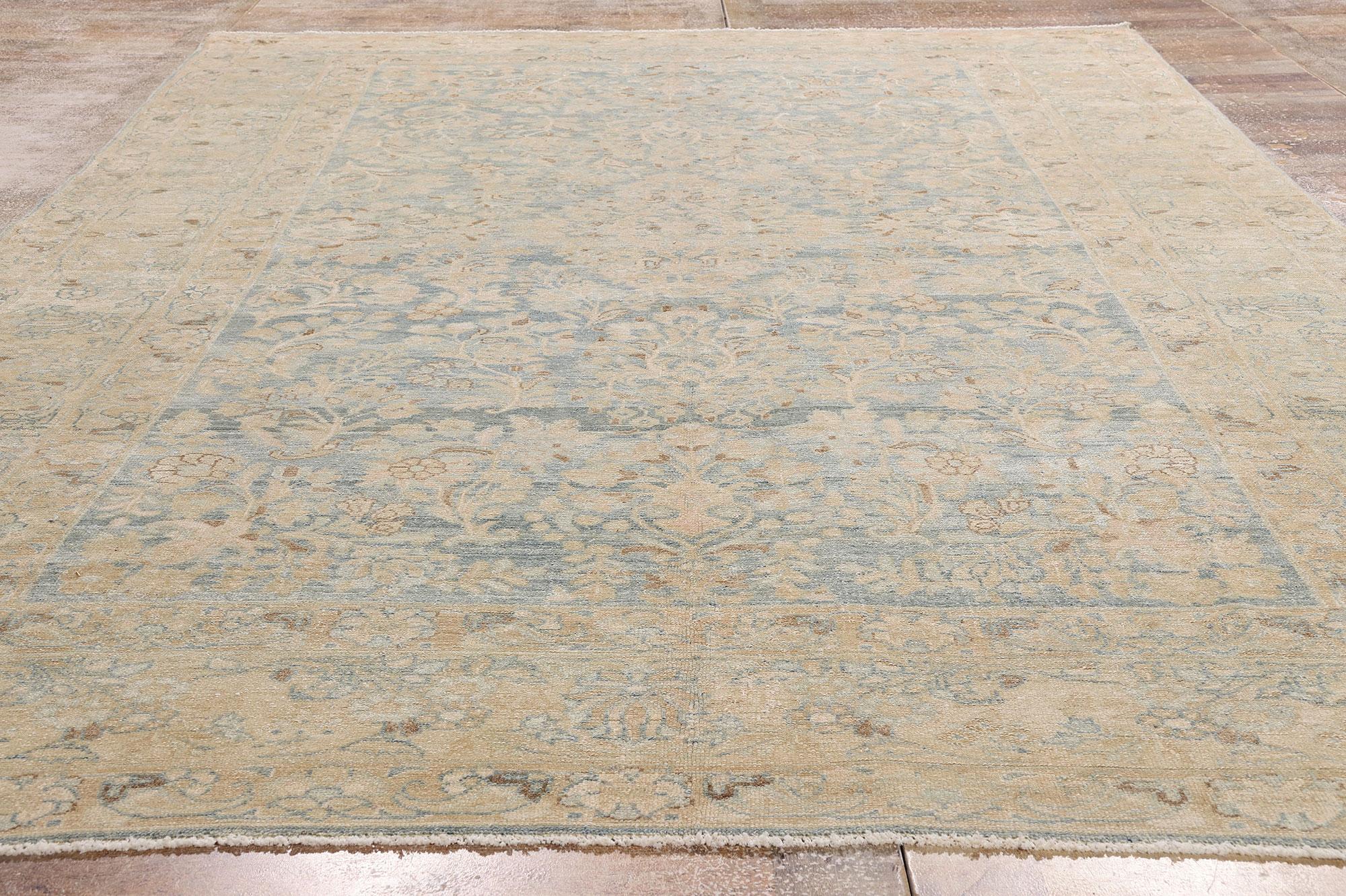 Antiker persischer Malayer-Teppich des späten 19. Jahrhunderts mit modernem Stil (Wolle) im Angebot