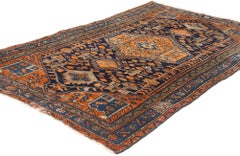 Late 19th Century Antique Persian Malayer Carpet with Traditional Style