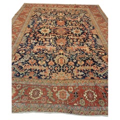 Antiker persischer Serapi-Teppich aus dem späten 19. Jahrhundert