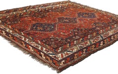 Late 19th Century Antique Persian Shiraz Carpet
